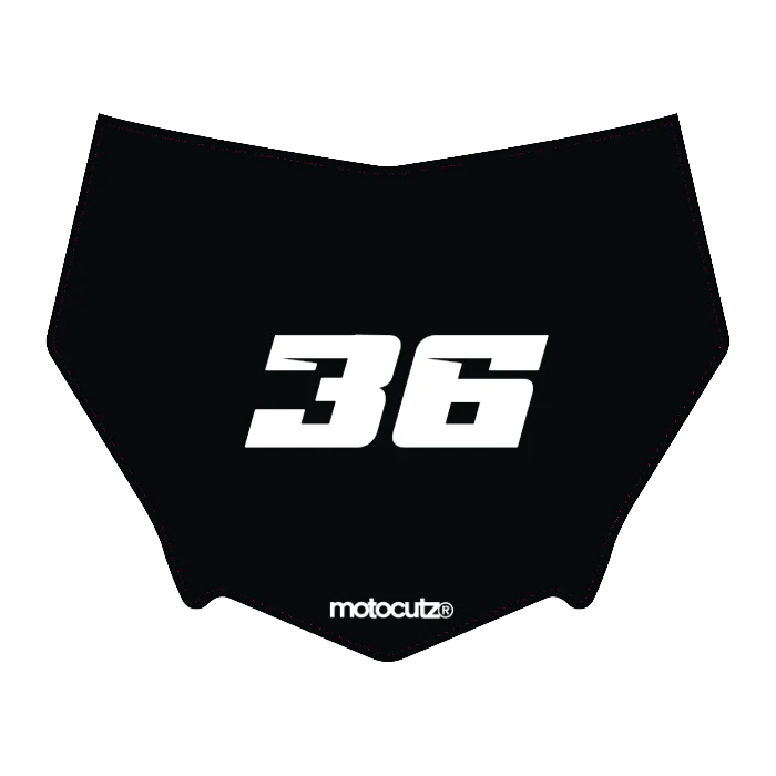 CUSTOM MOTOCUTZ FRONT PLATE DECAL