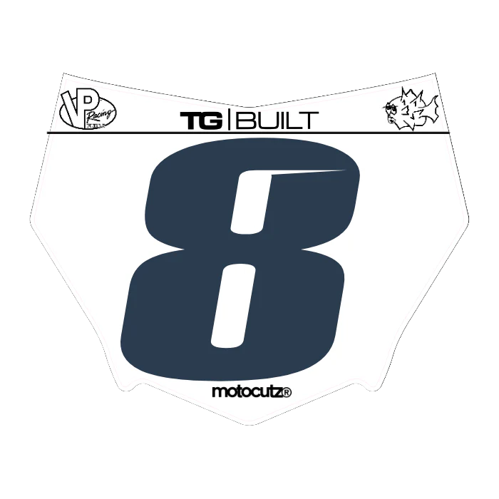 CUSTOM MOTOCUTZ FRONT PLATE DECAL