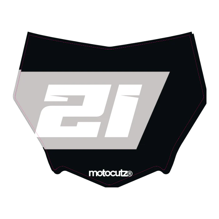 CUSTOM MOTOCUTZ FRONT PLATE DECAL