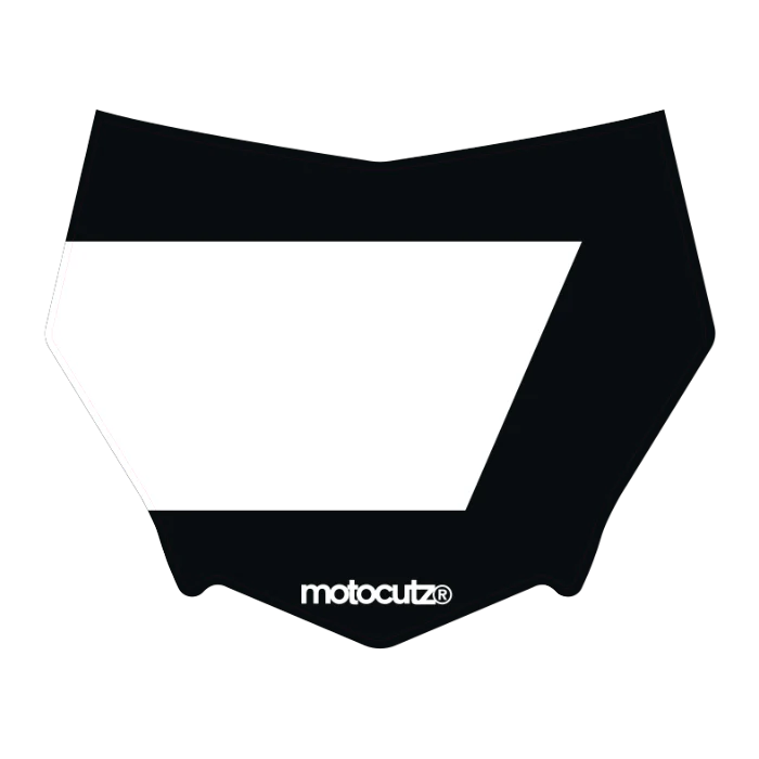 CUSTOM MOTOCUTZ FRONT PLATE DECAL