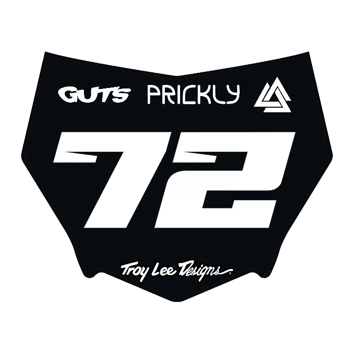 CUSTOM MOTOCUTZ FRONT PLATE DECAL