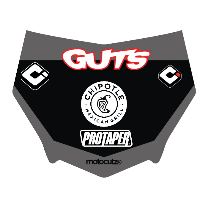 CUSTOM MOTOCUTZ FRONT PLATE DECAL