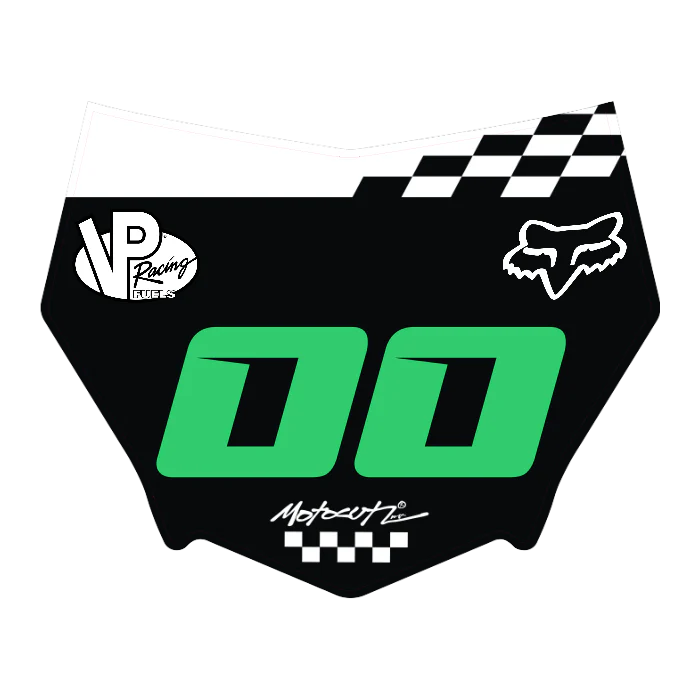 CUSTOM MOTOCUTZ FRONT PLATE DECAL