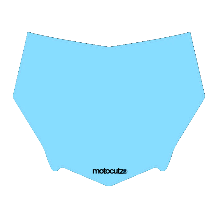 CUSTOM MOTOCUTZ FRONT PLATE DECAL