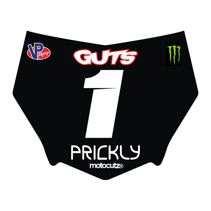 CUSTOM MOTOCUTZ FRONT PLATE DECAL
