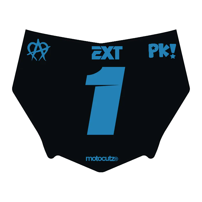 CUSTOM MOTOCUTZ FRONT PLATE DECAL