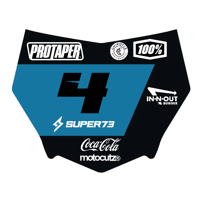 CUSTOM MOTOCUTZ FRONT PLATE DECAL