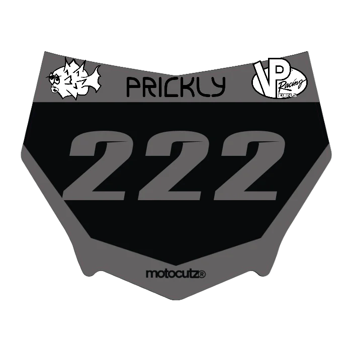 CUSTOM MOTOCUTZ FRONT PLATE DECAL