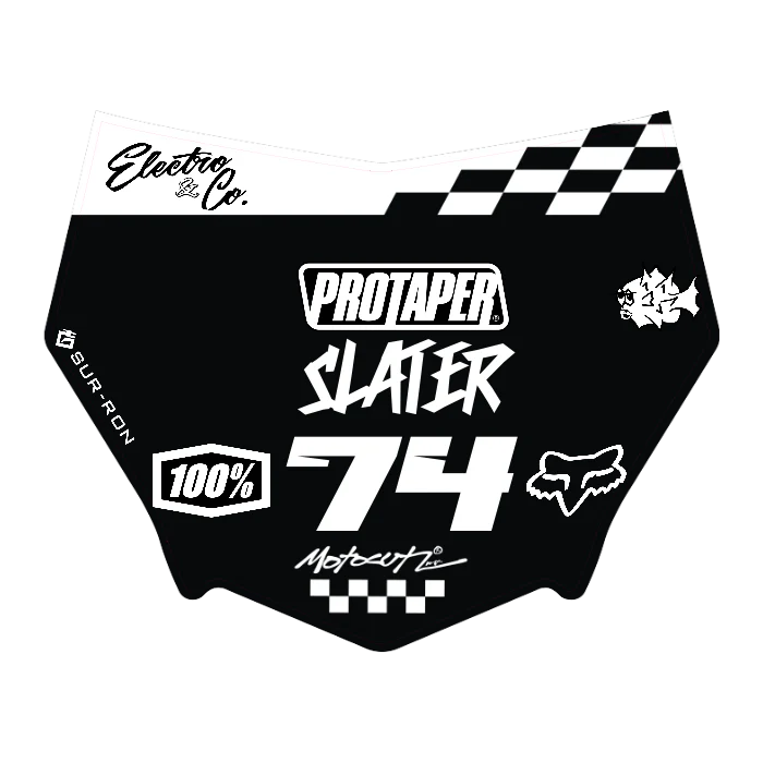 CUSTOM MOTOCUTZ FRONT PLATE DECAL