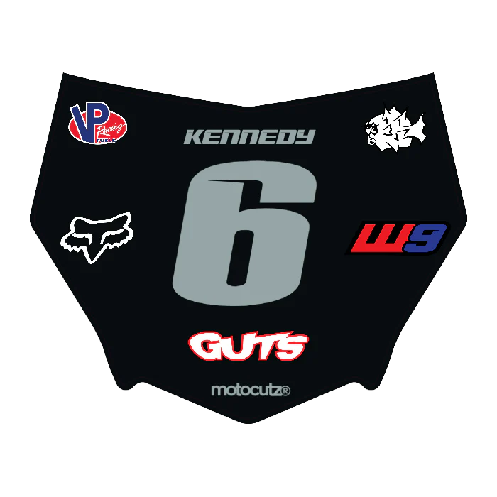 CUSTOM MOTOCUTZ FRONT PLATE DECAL