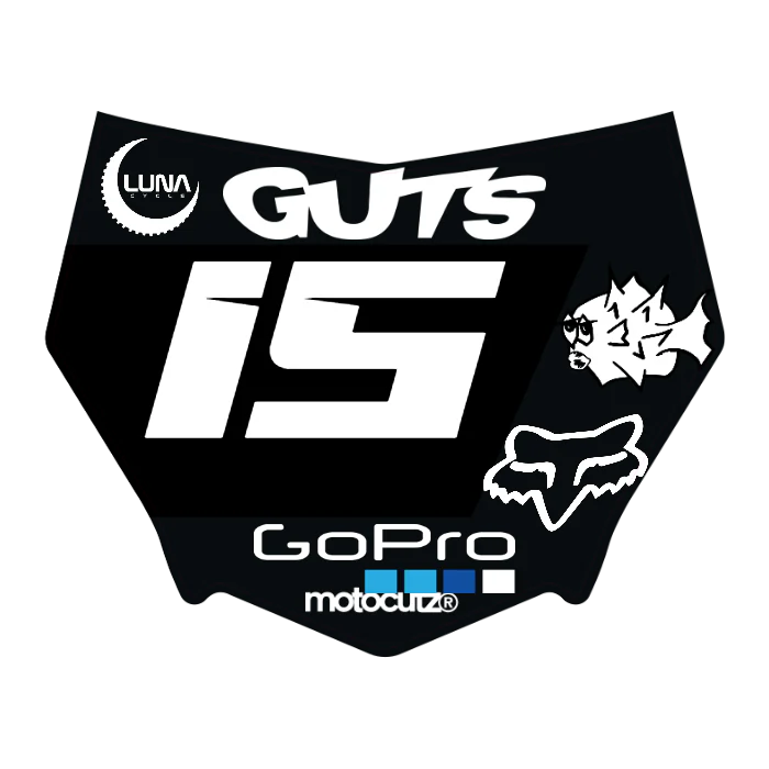 CUSTOM MOTOCUTZ FRONT PLATE DECAL