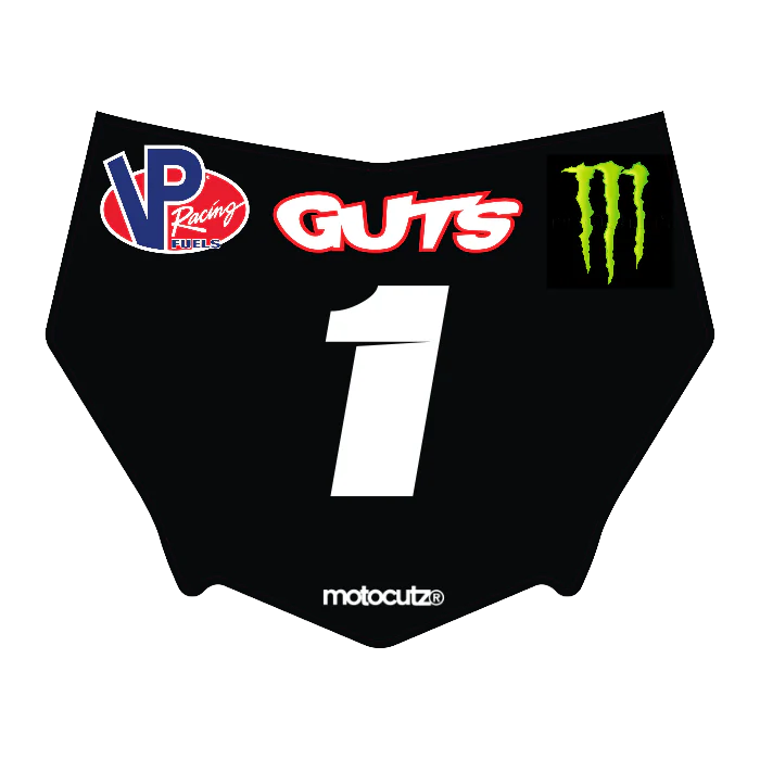 CUSTOM MOTOCUTZ FRONT PLATE DECAL