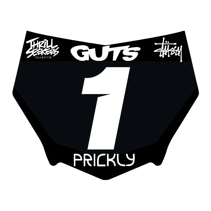 CUSTOM MOTOCUTZ FRONT PLATE DECAL