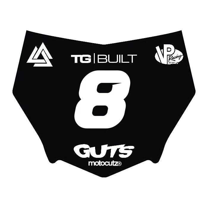CUSTOM MOTOCUTZ FRONT PLATE DECAL