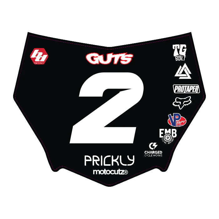 CUSTOM MOTOCUTZ FRONT PLATE DECAL