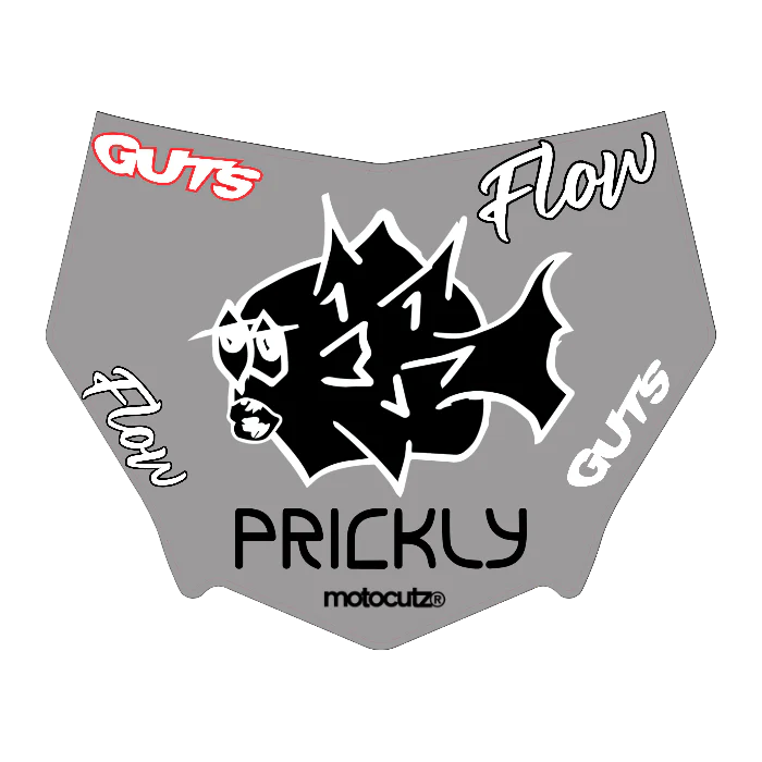 CUSTOM MOTOCUTZ FRONT PLATE DECAL