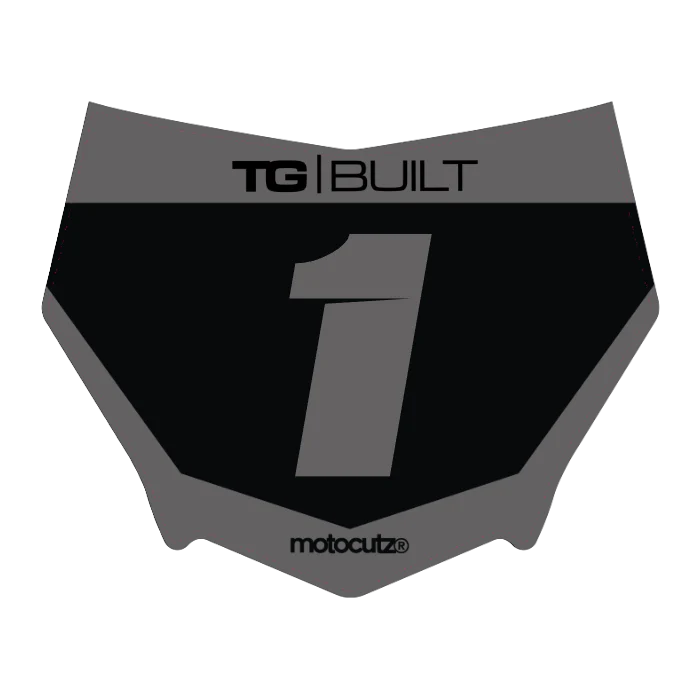 CUSTOM MOTOCUTZ FRONT PLATE DECAL