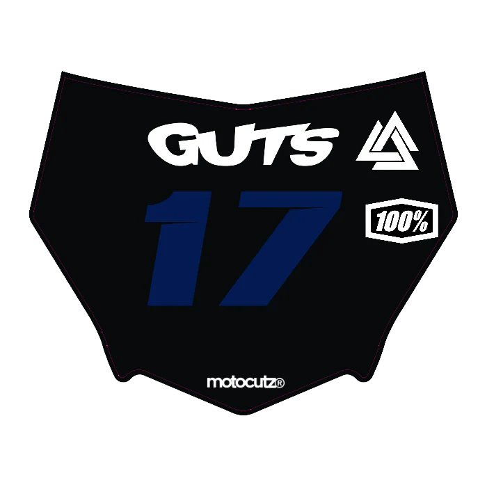 CUSTOM MOTOCUTZ FRONT PLATE DECAL