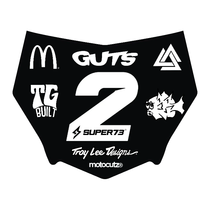 CUSTOM MOTOCUTZ FRONT PLATE DECAL