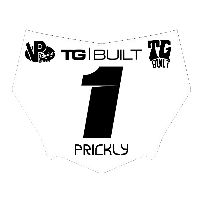 CUSTOM MOTOCUTZ FRONT PLATE DECAL