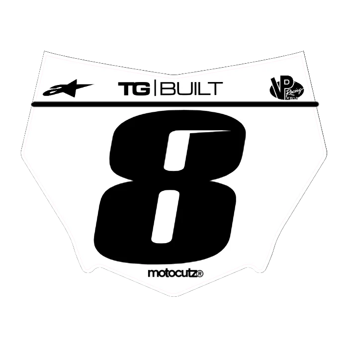 CUSTOM MOTOCUTZ FRONT PLATE DECAL
