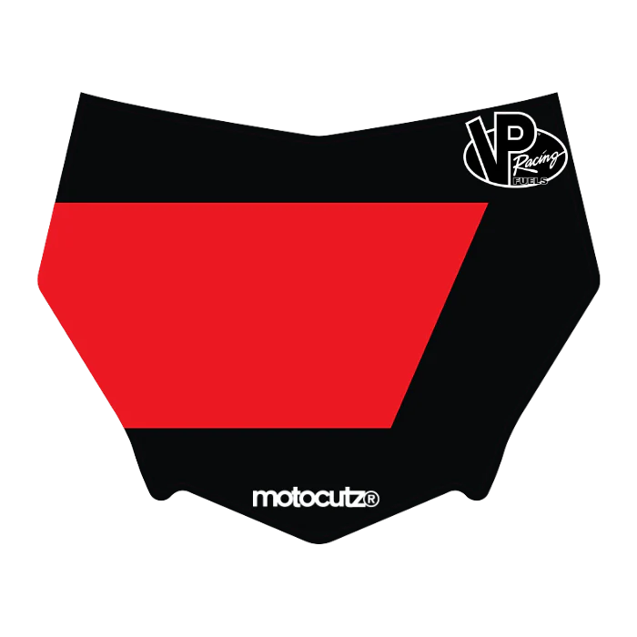 CUSTOM MOTOCUTZ FRONT PLATE DECAL