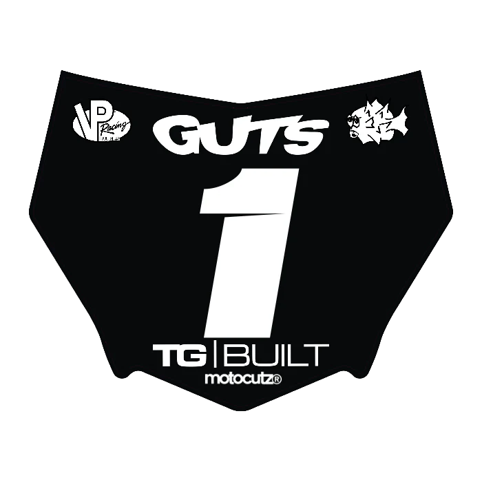 CUSTOM MOTOCUTZ FRONT PLATE DECAL