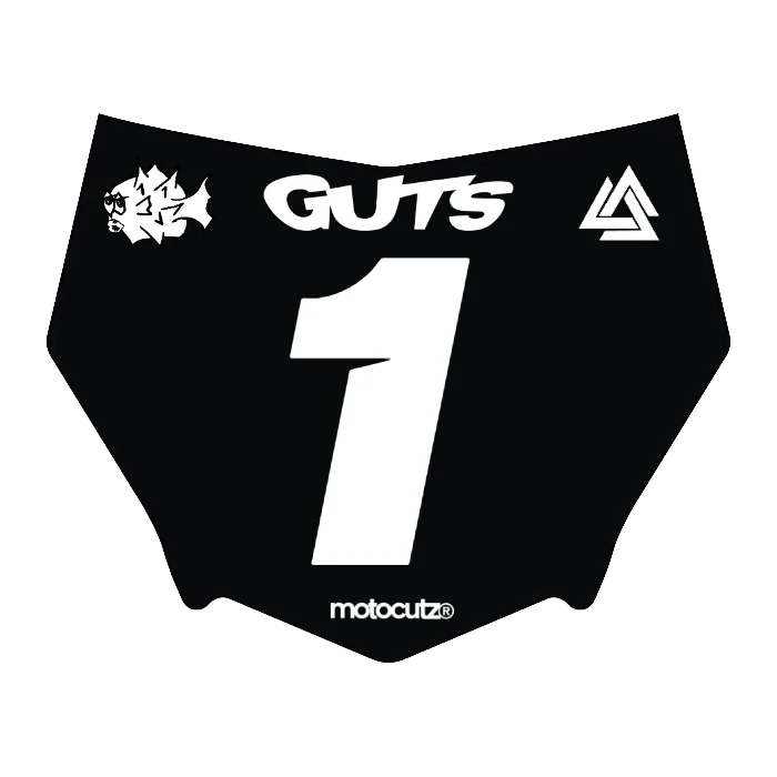 CUSTOM MOTOCUTZ FRONT PLATE DECAL