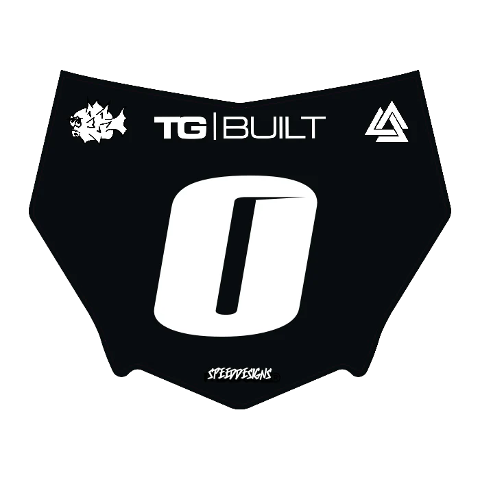 CUSTOM MOTOCUTZ FRONT PLATE DECAL