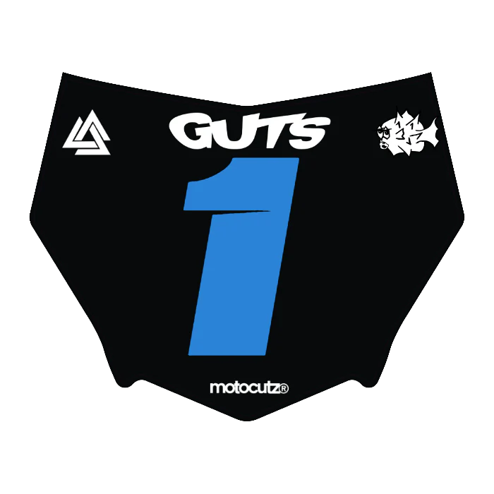 CUSTOM MOTOCUTZ FRONT PLATE DECAL