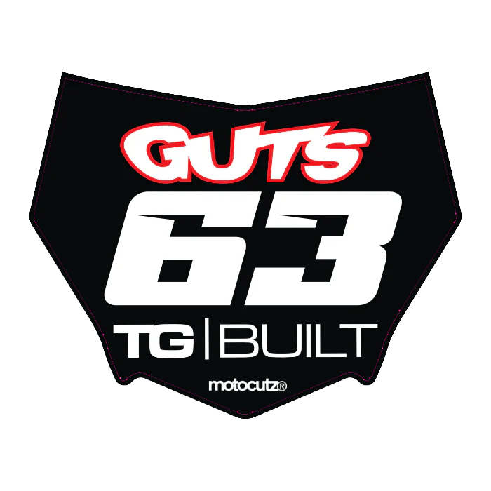 CUSTOM MOTOCUTZ FRONT PLATE DECAL