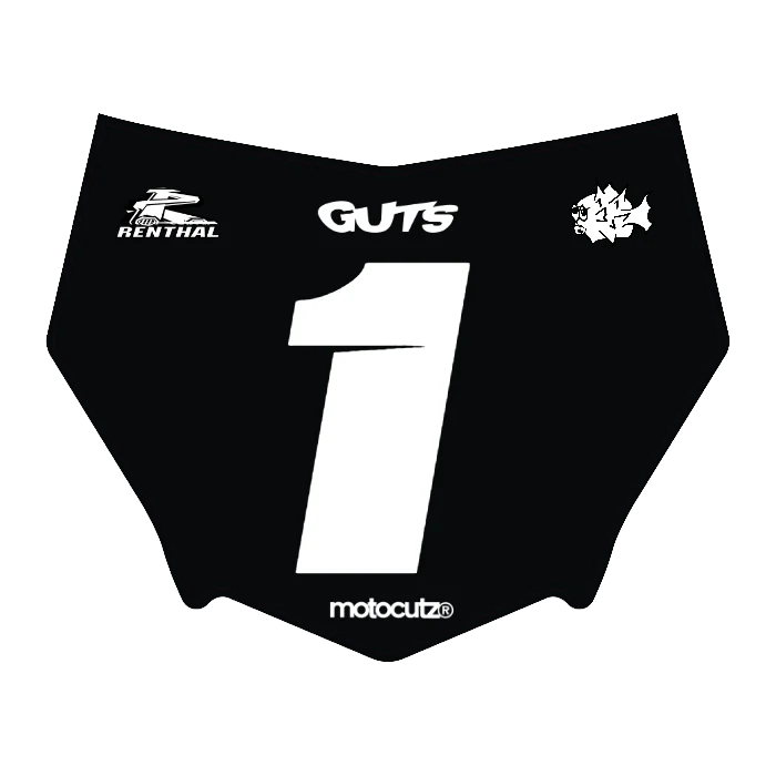 CUSTOM MOTOCUTZ FRONT PLATE DECAL