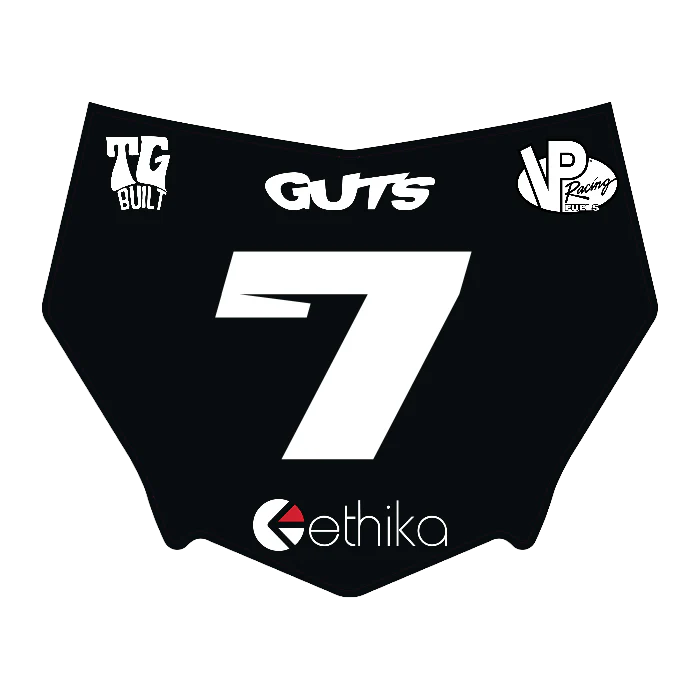 CUSTOM MOTOCUTZ FRONT PLATE DECAL