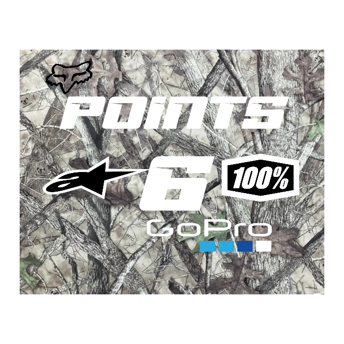 CUSTOM MOTOCUTZ FRONT PLATE DECAL