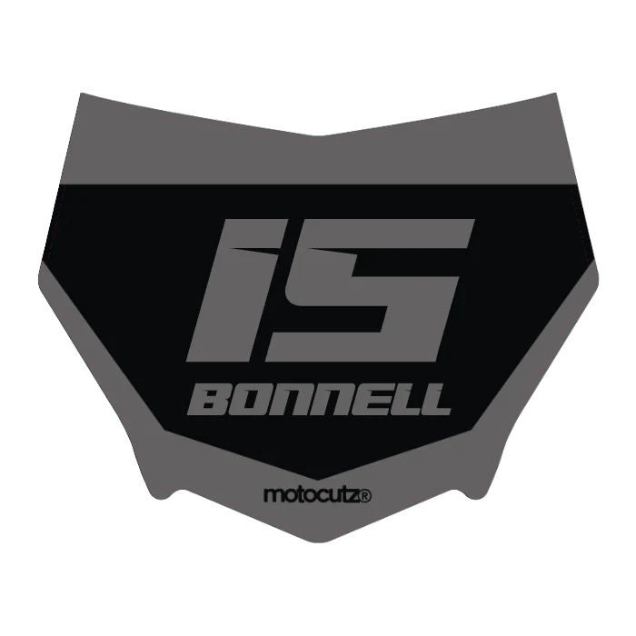 CUSTOM MOTOCUTZ FRONT PLATE DECAL