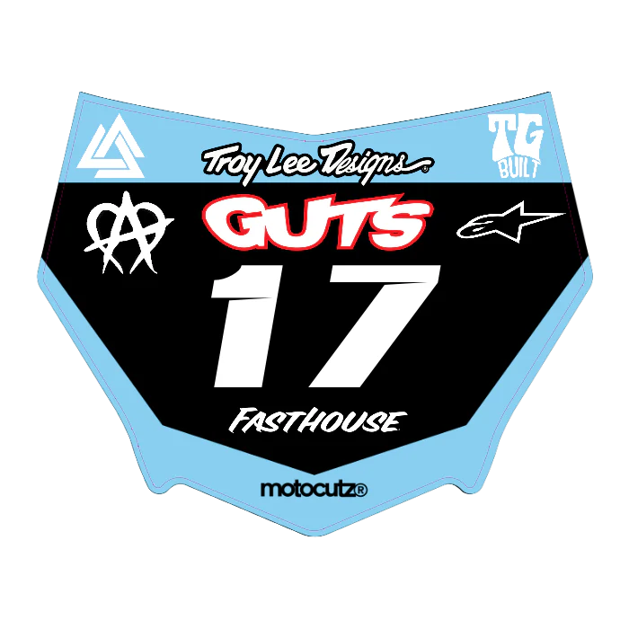 CUSTOM MOTOCUTZ FRONT PLATE DECAL