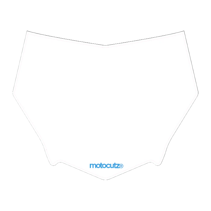 CUSTOM MOTOCUTZ FRONT PLATE DECAL