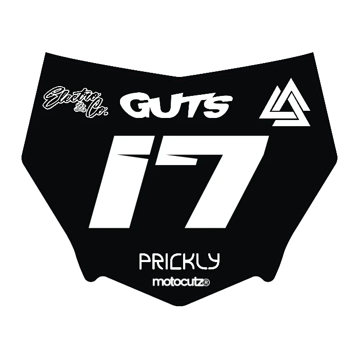 CUSTOM MOTOCUTZ FRONT PLATE DECAL