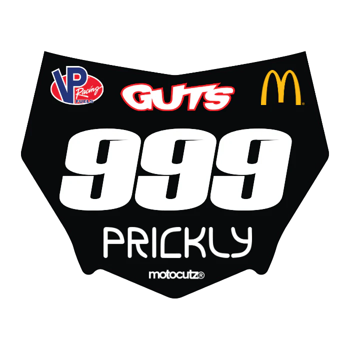 CUSTOM MOTOCUTZ FRONT PLATE DECAL