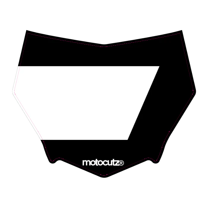 CUSTOM MOTOCUTZ FRONT PLATE DECAL
