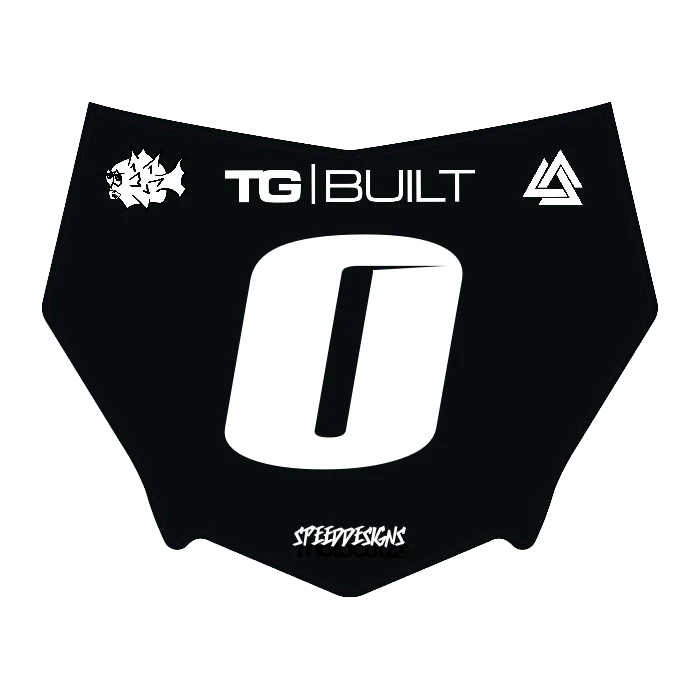 CUSTOM MOTOCUTZ FRONT PLATE DECAL