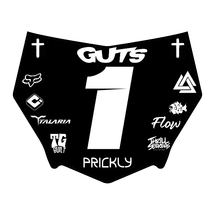 CUSTOM MOTOCUTZ FRONT PLATE DECAL