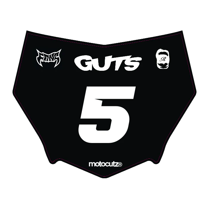 CUSTOM MOTOCUTZ FRONT PLATE DECAL