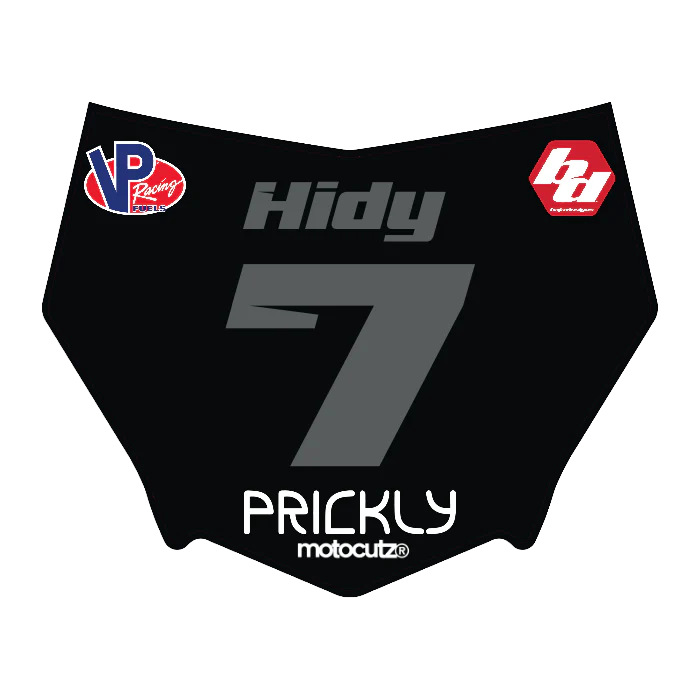 CUSTOM MOTOCUTZ FRONT PLATE DECAL