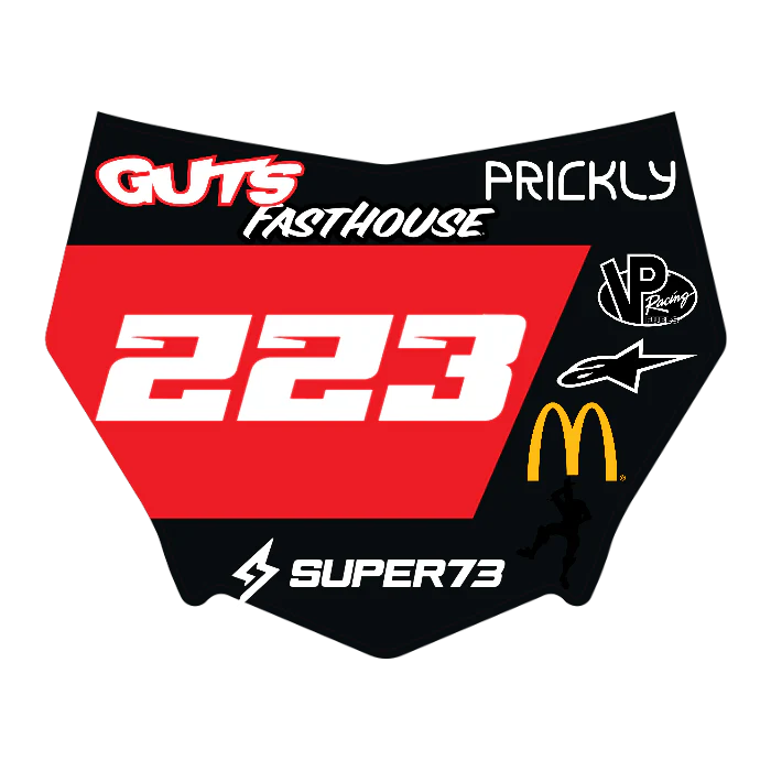 CUSTOM MOTOCUTZ FRONT PLATE DECAL