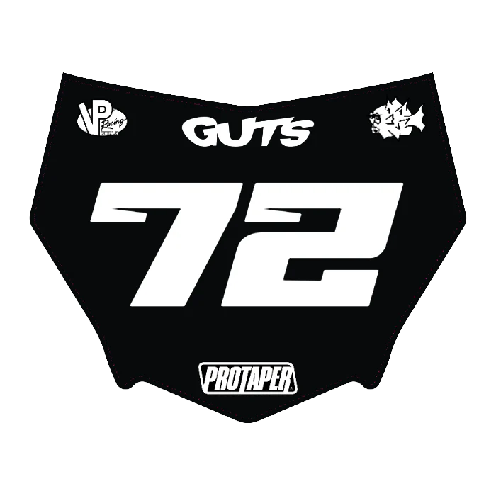 CUSTOM MOTOCUTZ FRONT PLATE DECAL