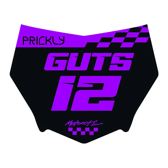 CUSTOM MOTOCUTZ FRONT PLATE DECAL