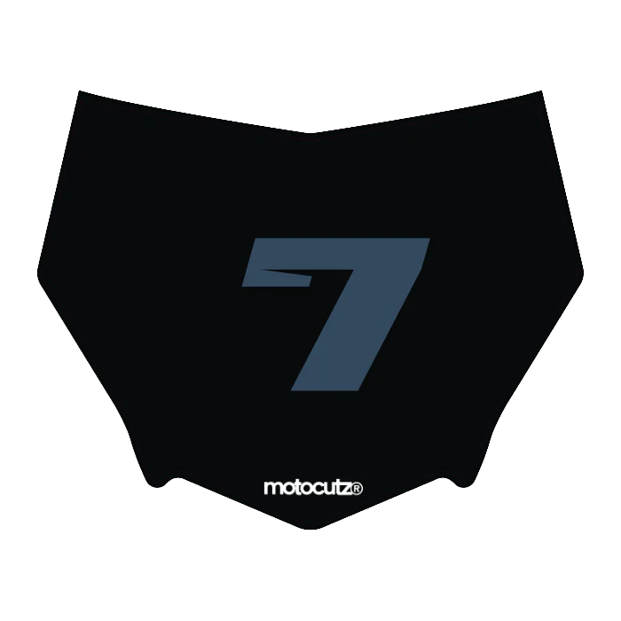 CUSTOM MOTOCUTZ FRONT PLATE DECAL