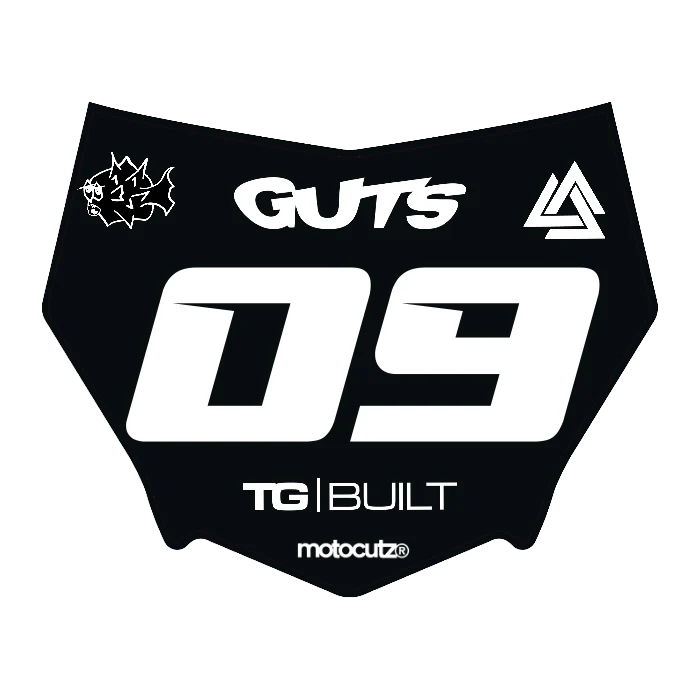 CUSTOM MOTOCUTZ FRONT PLATE DECAL