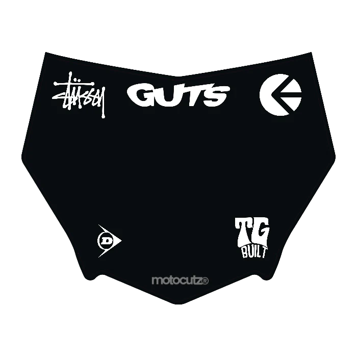 CUSTOM MOTOCUTZ FRONT PLATE DECAL
